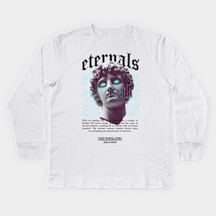 Eternals - Angels Prayer #002 by Holy Rebellions Kids Long Sleeve T-Shirt